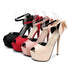 Elegant Peep Toe Platform High Heels Pumps for Women - Stylish Wedding Shoes with Stiletto Heels & Slingback Design Perfect for Brides and Special Occasions